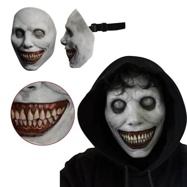 Skräckmask Cosplay Smile Demon Skräcklatexmask> Masker