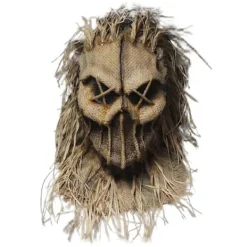 KOOLYOU Skräckmask för Halloween - Kråkskrämmasken - Kreativ Halloween-kostymhuvudbonad för Maskeradfest Cosplay Läskiga Rekvisita A> Masker