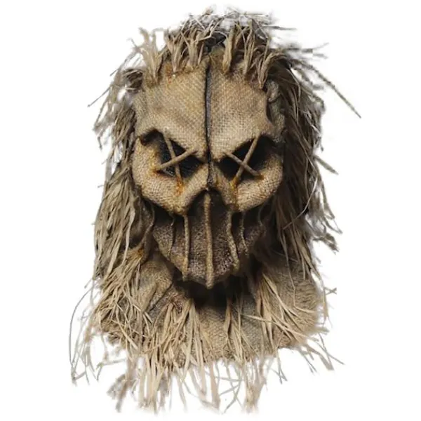 KOOLYOU Skräckmask för Halloween - Kråkskrämmasken - Kreativ Halloween-kostymhuvudbonad för Maskeradfest Cosplay Läskiga Rekvisita A> Masker