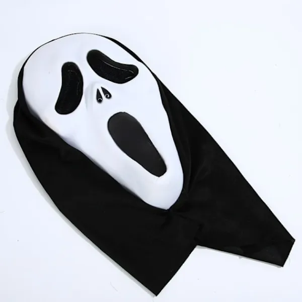 Skrikmask - Ghost Face Scream Horror Huvudöverdrag Rolig Dräkt Eva Spökfestival Mask> Masker