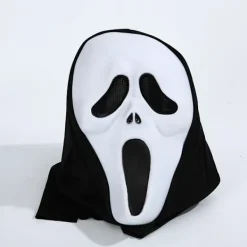 Skrikmask - Ghost Face Scream Horror Huvudöverdrag Rolig Dräkt Eva Spökfestival Mask> Masker