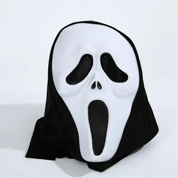 Skrikmask - Ghost Face Scream Horror Huvudöverdrag Rolig Dräkt Eva Spökfestival Mask> Masker
