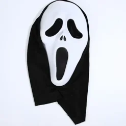 Skrikmask - Ghost Face Scream Horror Huvudöverdrag Rolig Dräkt Eva Spökfestival Mask><noscript><img width=