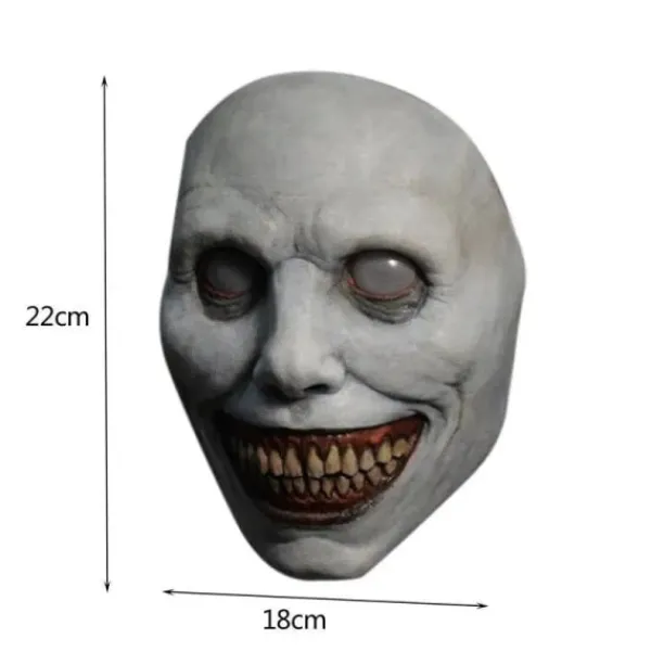 Fashion Hitch Skrämmande Halloween mask leende demoner skräck ansikte masker den ondskan cosplay rekvisita> Masker