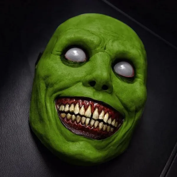 Fashion Hitch Skrämmande Halloween mask leende demoner skräck ansikte masker den ondskan cosplay rekvisita> Masker