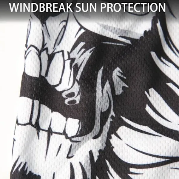 Skull Men Balaclava Ski Mask Cycling Caps Snowboard Face Cover Motorcycle Bicycle Helmet Hood Bandana Scarf Breathable Windproof> Masker
