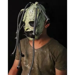 Slipknot Mask Skräck Latex Grimace Träd Mask Realistisk Cosplay Rekvisita för Halloween_MGF> Masker