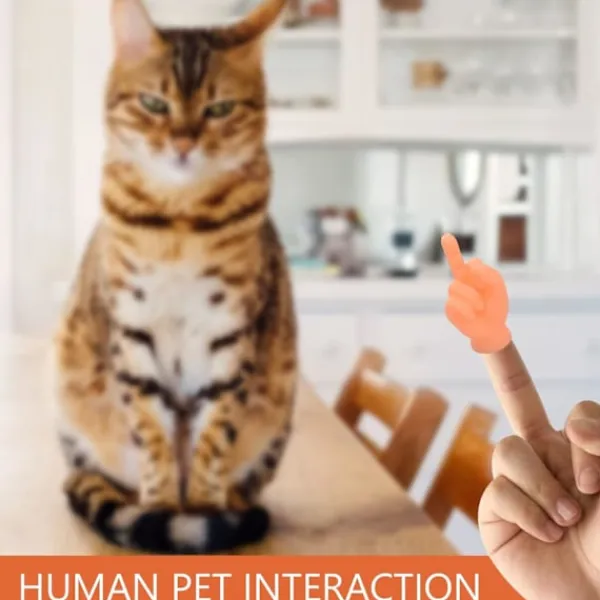 Små Händer för Fingrar - 10 st Söta Mini Handdockor (Långfingret) Premium Gummi> Tillbehör