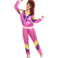 Smiffys Dam/Dam 80-tals Mode Kostym 8 UK - 8 UK - 10 UK> Dräkter