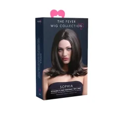 Smiffys Unisex Vuxen Fever Sophia Peruk One Size Brun Brow One Size One Size> Peruker