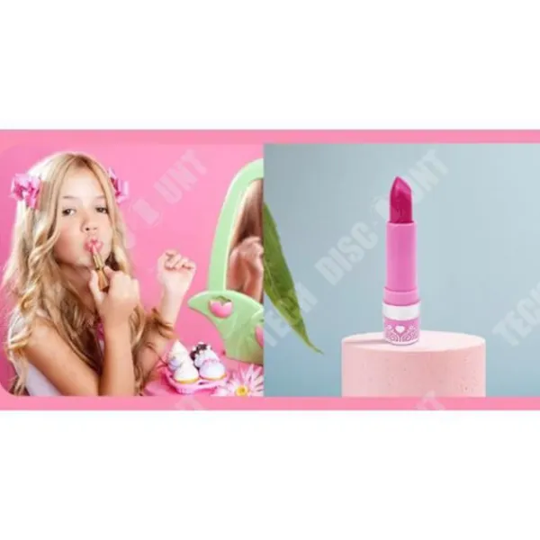 TECH DISCOUNT Sminkset - TD® - ssimulation - Rosa - Barn - Plastisk> Smink