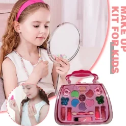 Sminkset för barn Leksak Handväska Set Säker Praktisk Design Låtsasleksaker Flickor Utsökt G4j2><noscript><img width=