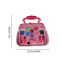 Sminkset för barn Leksak Handväska Set Säker Praktisk Design Låtsasleksaker Flickor Utsökt G4j2> Smink