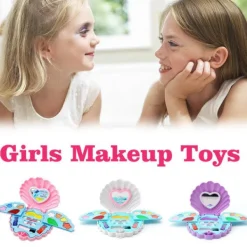 Sminkset för flickor - Barnkosmetik, Skönhetsväska, Leksakskit, Lila, One Size><noscript><img width=