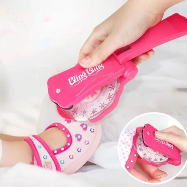 Sminkset för flickor med glittrande diamanter 1 Make Up Toy> Smink