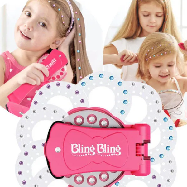 Sminkset för flickor med glittrande diamanter 1 Make Up Toy> Smink