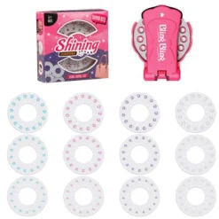 Sminkset för flickor med glittrande diamanter{yh} 12 Sticker> Smink