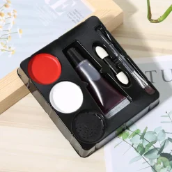 Sminkset med falskt blod Halloween Ansiktsmålningsrekvisita Kit><noscript><img width=