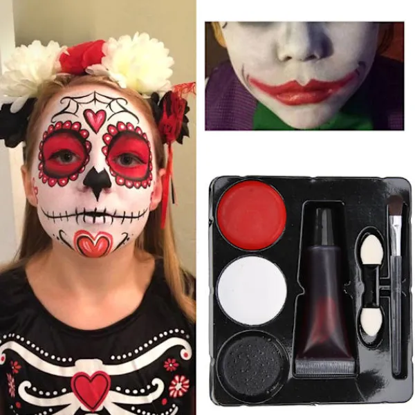 Sminkset med falskt blod Halloween Ansiktsmålningsrekvisita Kit> Smink