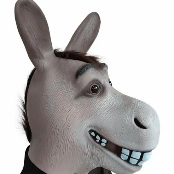 Åsna Mask Djur Mask Kostym Fest Cosplay Latex Mask För Halloween> Masker