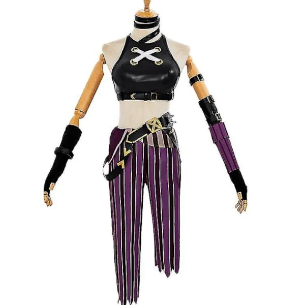 Snabb leverans ol Jinx Cosplay Kostym Uniform Utrustning eague Of egend - Perfekt kostym och peruk Kostym och Peruk-XM3- L> Dräkter