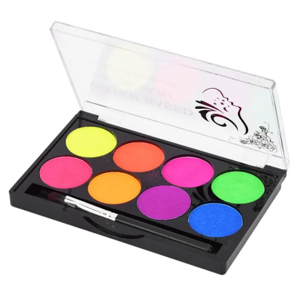 Snabbtorkande vattenlöslig kroppsfärg 8 färger Jul Makeup Verktyg Konsttillbehör> Smink