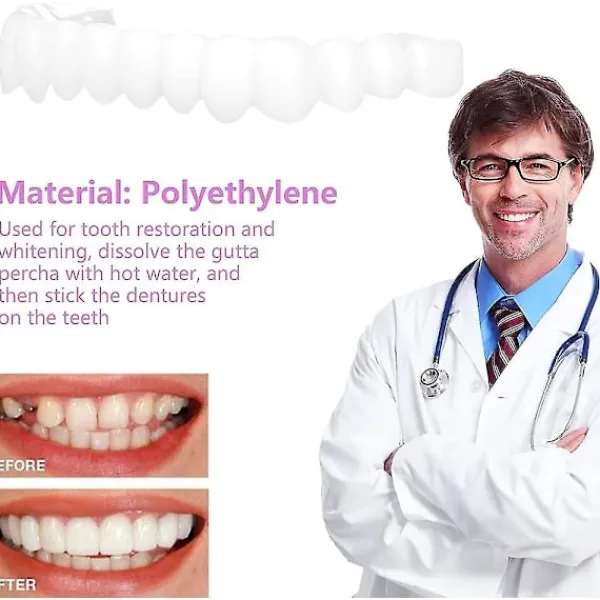 Snap On Tandfanér, Perfekta Tillfälliga Tandersättningar - Falska Fanérkit> Tillbehör