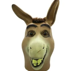 Åsnemask, Halloween Shrek åsnehuvudmask, lyxig nyhetsdräkt rollspels latex djurhuvudmask> Masker
