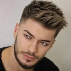 Snygg Kort Rak Peruk för Män - Daglig Full Peruk för Män> Peruker