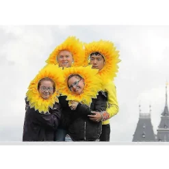 Solros Huvudbonad Roliga Scenföreställningsprylar Hatt Fest Festivalspel Bästa Present><noscript><img width=