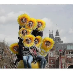 Solros Huvudbonad Roliga Scenföreställningsprylar Hatt Fest Festivalspel Bästa Present><noscript><img width=