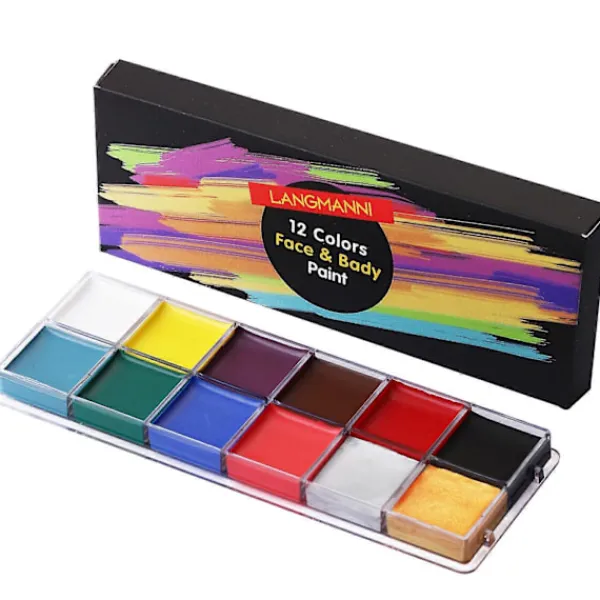 Sommaren jag blev vacker 12 Färger Halloween Smink Ansiktsfärg Ansiktsfärg Jul Ansiktsfärg> Smink