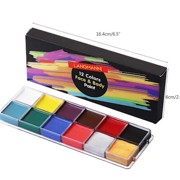 Sommaren jag blev vacker 12 färger Halloween Smink Ansiktsfärg Ansiktsfärg Jul Ansiktsfärg!> Smink