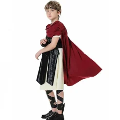 LAIQIANKUI Spartan Warrior set Roman Gladiator Cosplay Halloween Carnival kostym för vuxet barn XL><noscript><img width=