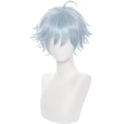 Spel Genshin Impact Chongyun Cosplay Peruk Chong Yun Hår Hallowe> Peruker