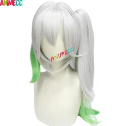 Spel Genshin Impact Nahida Cosplay Kostym Peruk Lesser Lord Kusanali Cosplay Kostym Komplett Set Halloween Rollspelsdräkter Uniform S&Genshin impact | Fyndiq> Peruker