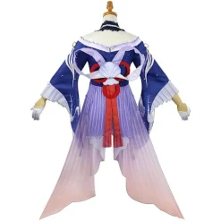 Spel Genshin Impact Sangonomiya Kokomi Cosplay Rollspelsperuk Hår Halloweenfest Rekvisita Genshin Cosplay Peruk><noscript><img width=