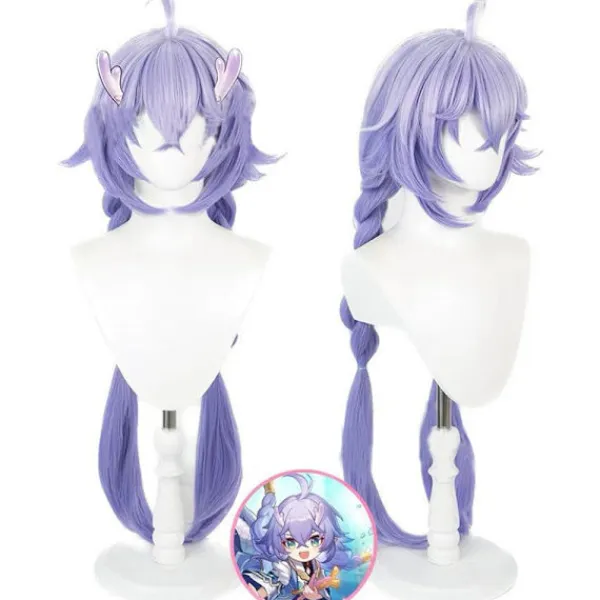 Spel Honkai Star Trail Kostym Tail Peruk Party Halloween Cosplay Kostym Kvinnor Cosplay XS> Peruker