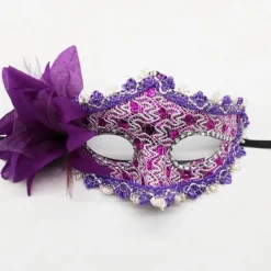 Spets ögonmasker Maskeradmasker SVART><noscript><img width=