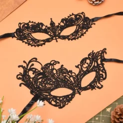 Spetsmask för dam, sexig maskeradmask för kvinnor, elegant bal för Halloween-maskeradfest><noscript><img width=