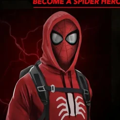 Spider Man Mask för barn och vuxna | Superhjältedräkt | Premium kvalitet | Serier | Cosplay | Halloween Z> Masker