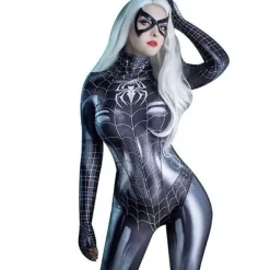 Spiderman Cosplay-kostym för kvinnor, Halloween påsk zy red L M> Dräkter