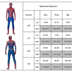 Spider-Man Dräkt för Vuxna Superhjältar Rollspel - FA8- 170cm><noscript><img width=