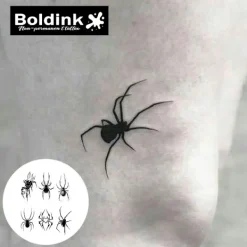 SpiderTillfällig Tatuering, Varar Upp Till 15 Dagar Ny Teknik Magisk Vattentät Semi Permanent Klistermärke.><noscript><img width=