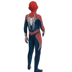 Spindelmannen Kostym Spindelmannen Dräkt Cosplay Kostym Festdräkt-FA- 110cm> Masker
