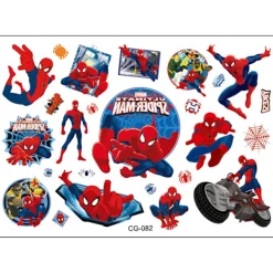 Spindelmannen Tatuering - 4 Ark - Barntatuering - Avengers Multicolor><noscript><img width=