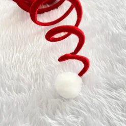 Spiral Fjäder Tomte Hattar Jul Festlig Huvudbonad><noscript><img width=