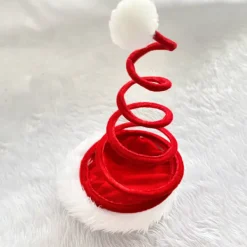 LBJ Spiral Fjäder Tomte Hattar Jul Festlig Huvudbonad> Huvudbonader