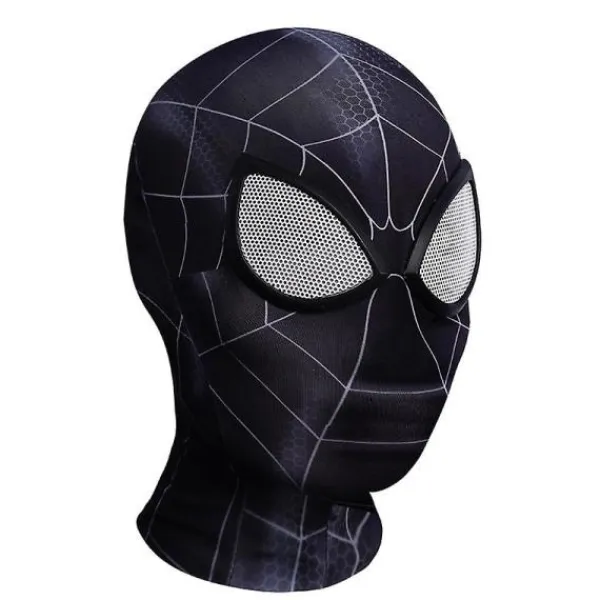 SQBB Svart Mj Spider-Man Mask Cosplay - Vuxen> Masker