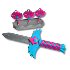 Squid Game 3 nycklar och kniv med nyckelhål - inte vass Turkos M-XF27- m> Dräkter